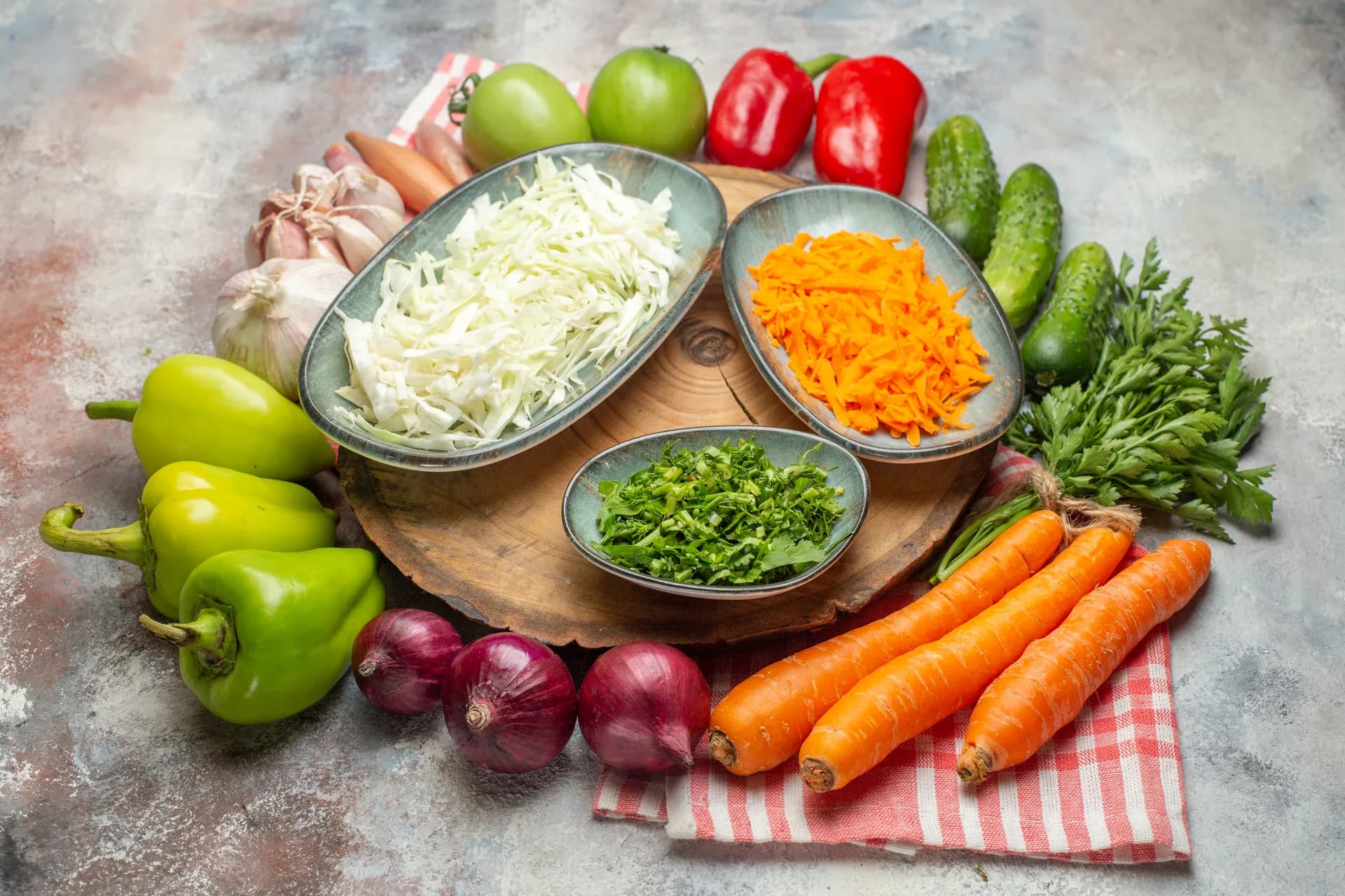 Fresh local ingredients for best pilau in Magamaga